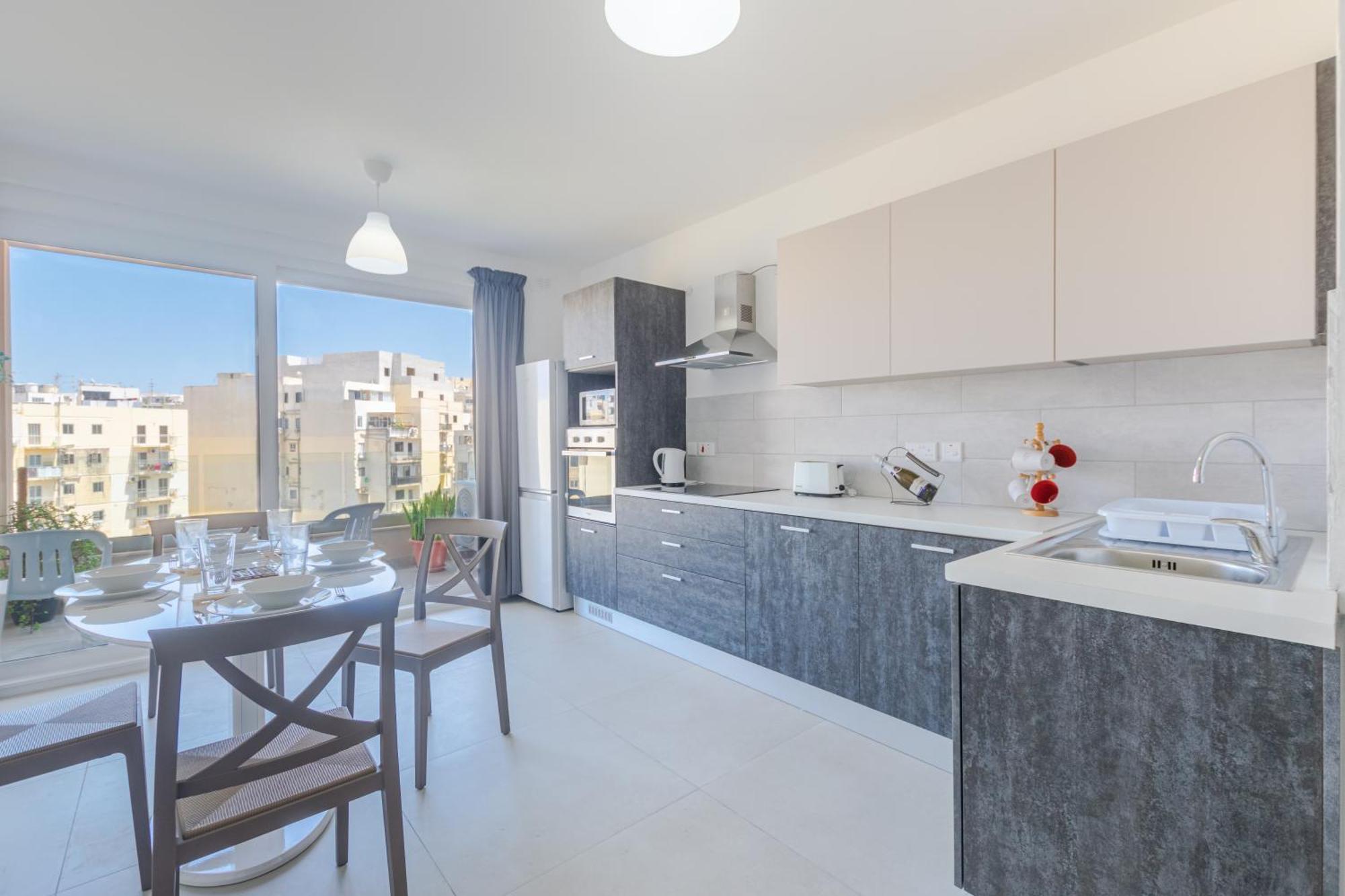 Spacious Brand New Apartment Hc Balcony 3 Bdr 2 Bth Bugibba セント・ポールズ・ベイ エクステリア 写真